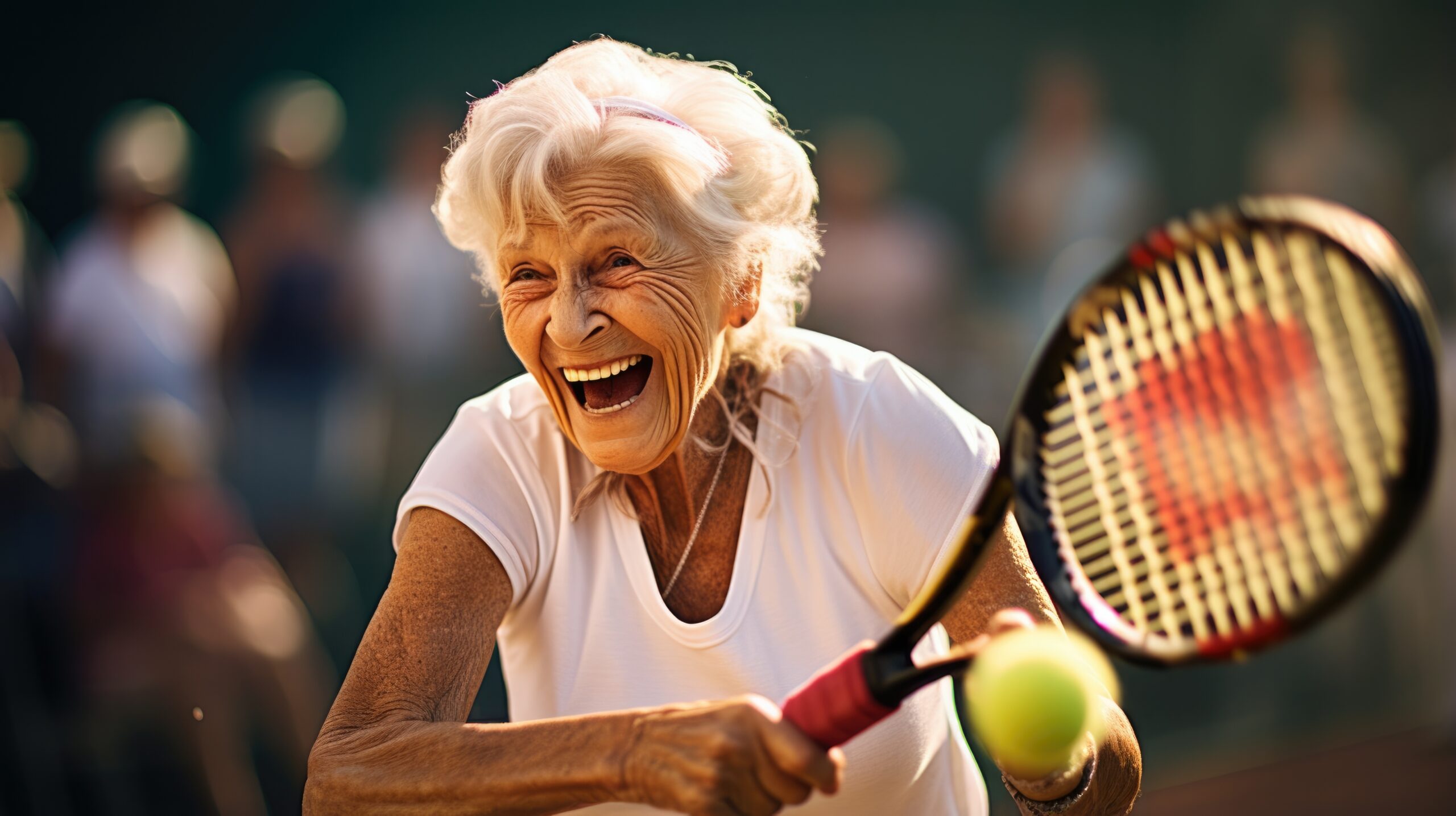 Marie-Louise van Mol: 93 jaar en nog steeds onze tennisheld!